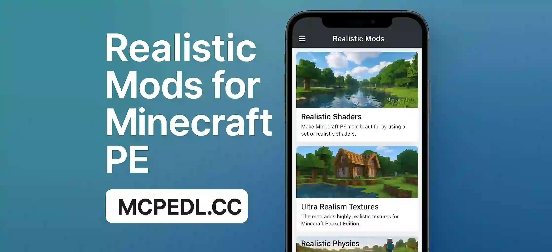Realistic Mods for Minecraft PE (1)