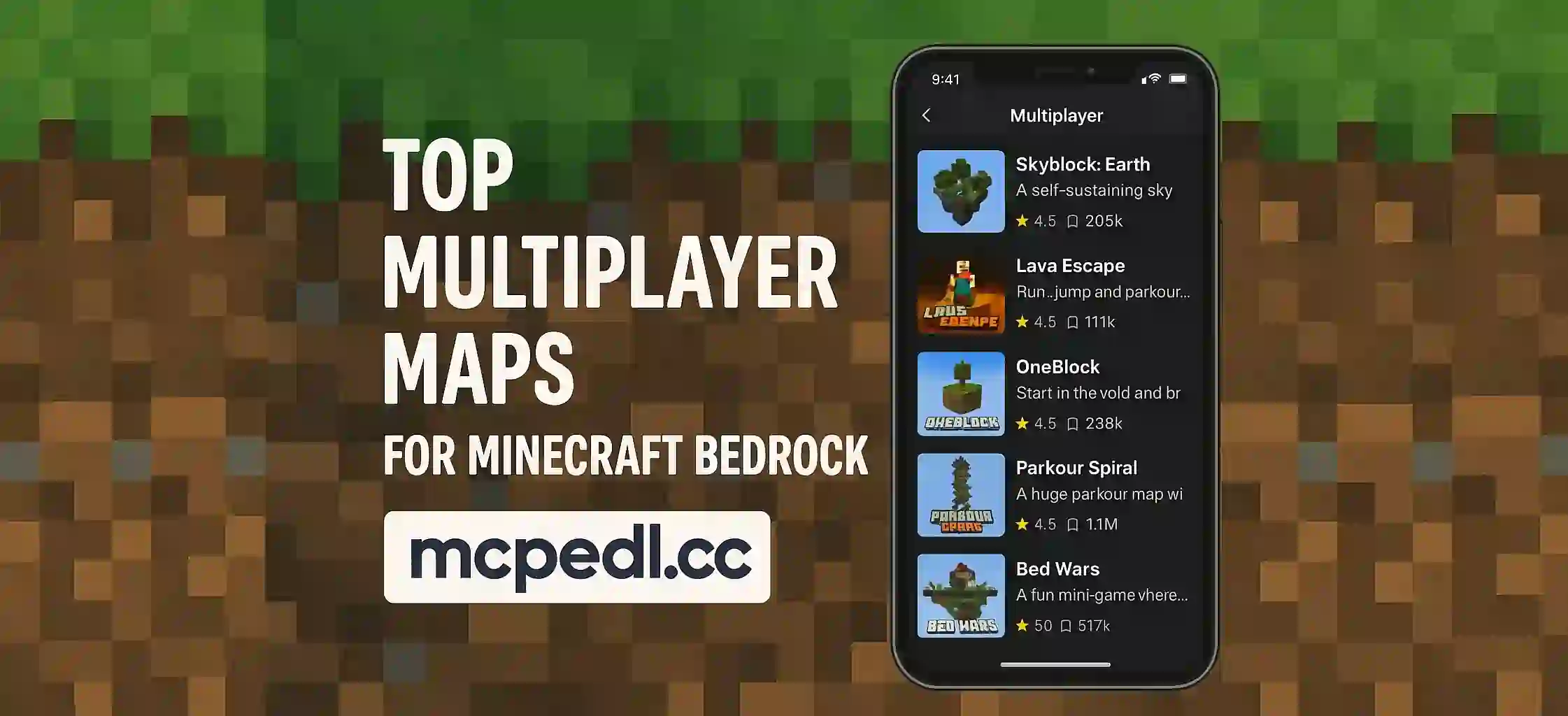 Top Multiplayer Maps for Minecraft Bedrock (1)